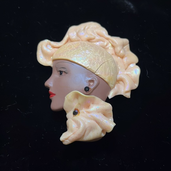 Vintage Head Brooch/Pin/Pendant - Picture 17 of 17